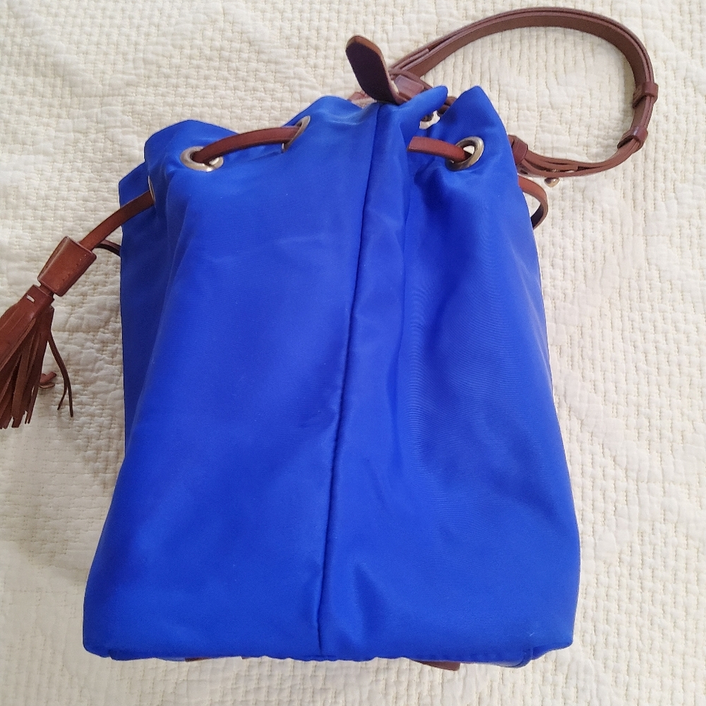 Dooney & Bourke Windham Small Kade Drawsting in French Blue - Picture 7 of 16